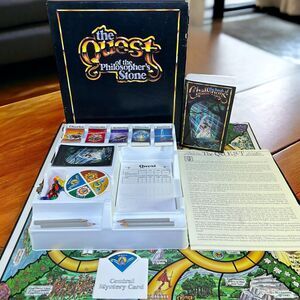 Quest of Philosophers Stone 1986 Fantasy Board Games Gang 1st Edition - NO COINS